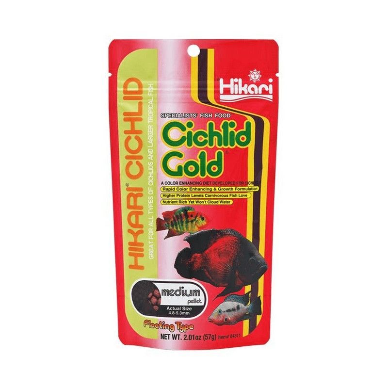 Hikari Cichlid Gold Floating Medium Pellets  57g